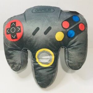 Gamer Controller Plush Decorative Cushion Pillow Funhouse NEW